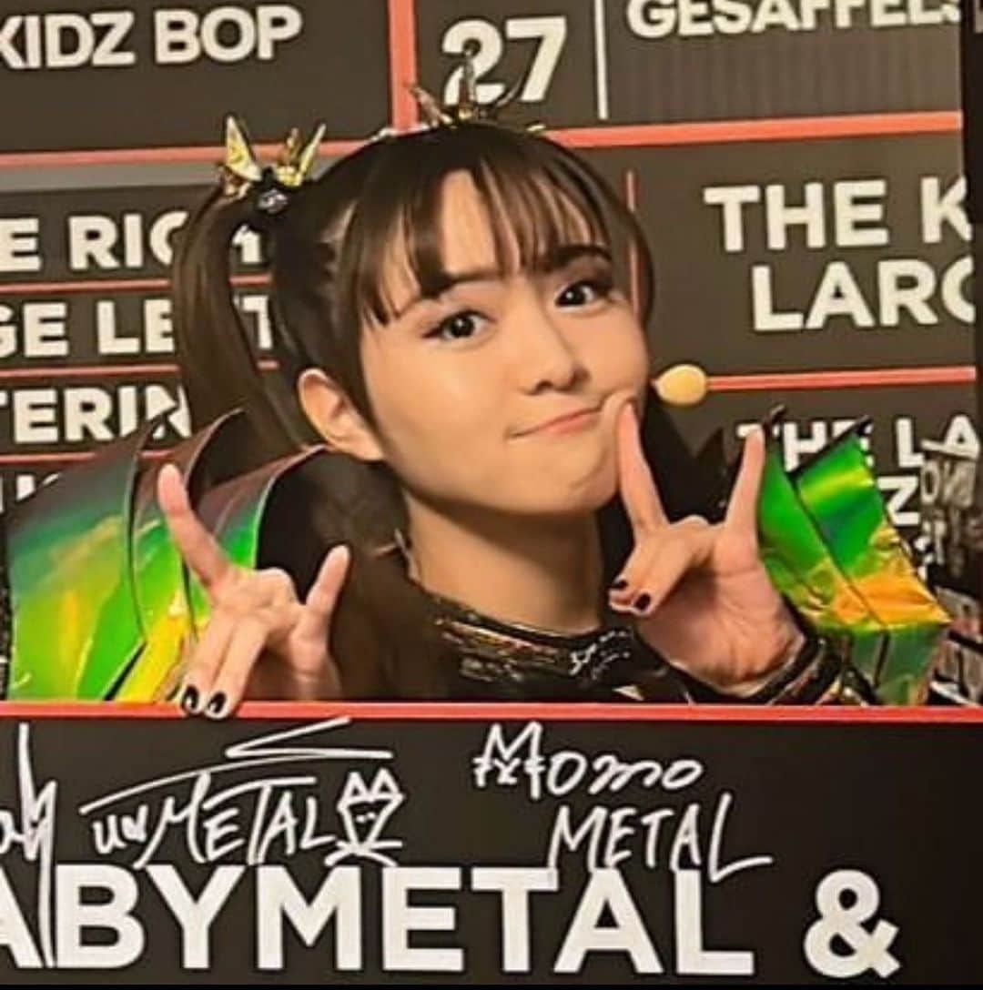 菊地最愛（MOAMETAL）のインスタグラム：「#moakikuchi #kikuchimoa #moametal #babymetal」