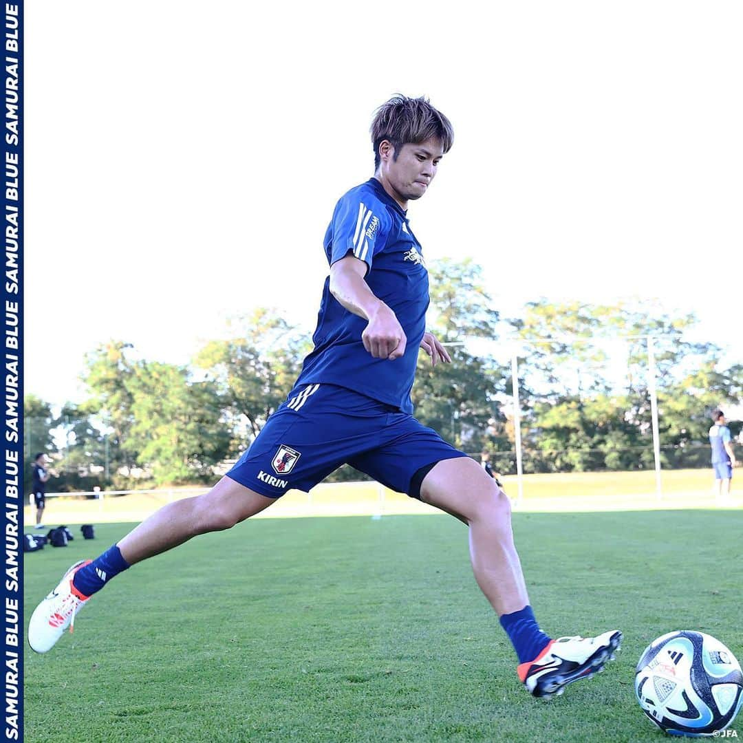 日本サッカー協会さんのインスタグラム写真 - (日本サッカー協会Instagram)「. 🔹SAMURAI BLUE🔹 【2023.9.6 Training Report✍️】  合宿3日目、 ドイツ代表戦へ向けて攻撃練習を中心に調整しました⚽️  詳しいレポートはプロフィールのJFA公式サイト『JFA.jp』から✍  ⚔NEXT MATCH⚔ 🏆国際親善試合 🗓️9.10(日) ⌚️3:45(🇯🇵) 🆚ドイツ🇩🇪 🏟フォルクスワーゲン・アレーナ 📺#NHK 総合テレビにて全国生中継  #夢への勇気を #jfa #daihyo #SAMURAIBLUE #サッカー日本代表 #サッカー #soccer #football #⚽️」9月7日 13時31分 - japanfootballassociation