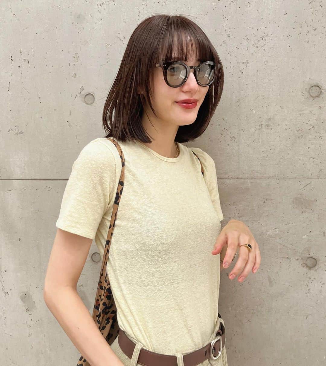 金田和樹のインスタグラム：「秋のマロンブラウン♡」