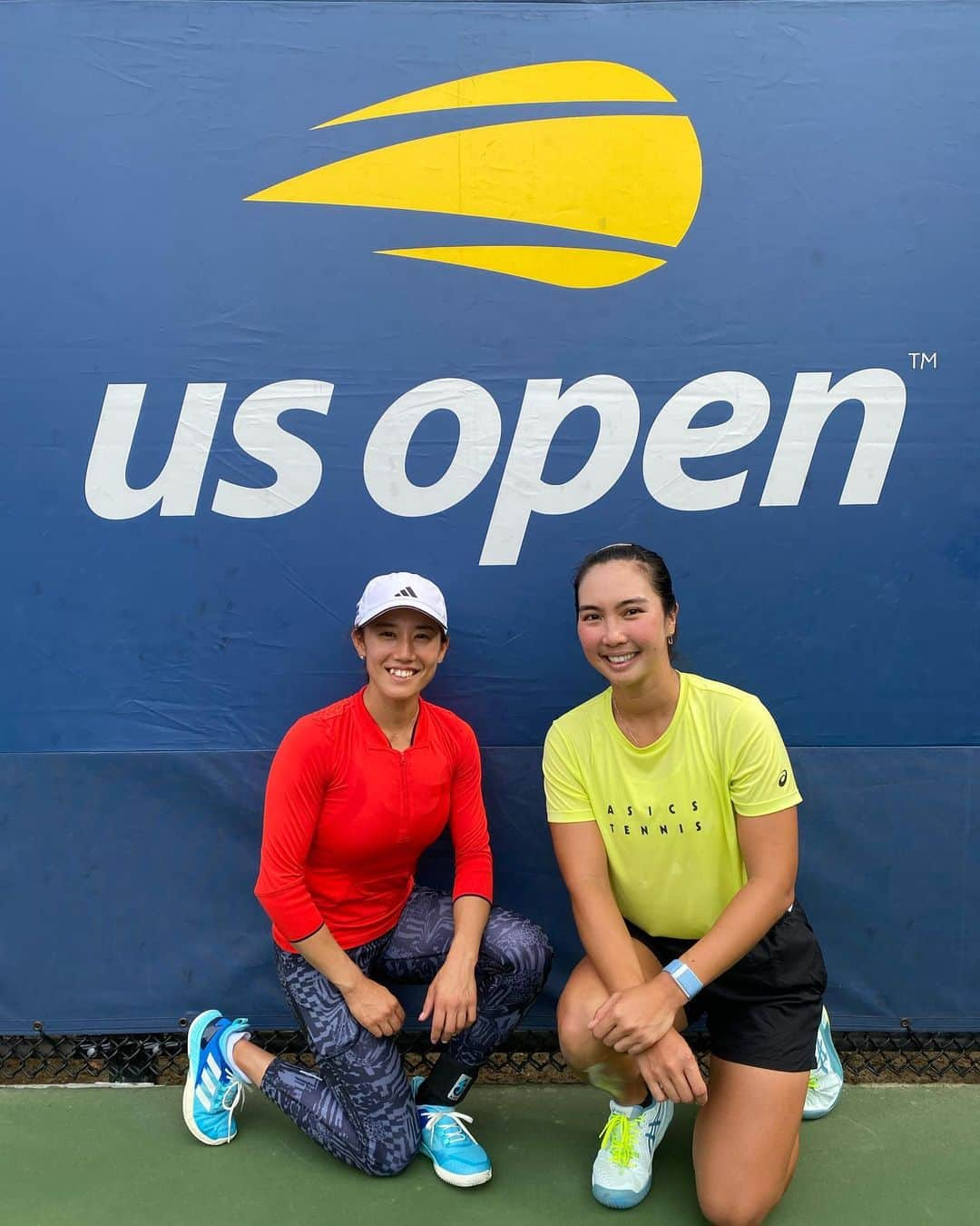 加藤未唯のインスタグラム：「Thank you @usopen 🗽🍎 We come back stronger next year👋  たくさんの応援ありがとうございました🫶 次はSan Diegoの大会です🏖 #usopen #tennis #doubles #2023 #adidas #wilson #テニス #ダブルス #アディダス #ウイルソン」