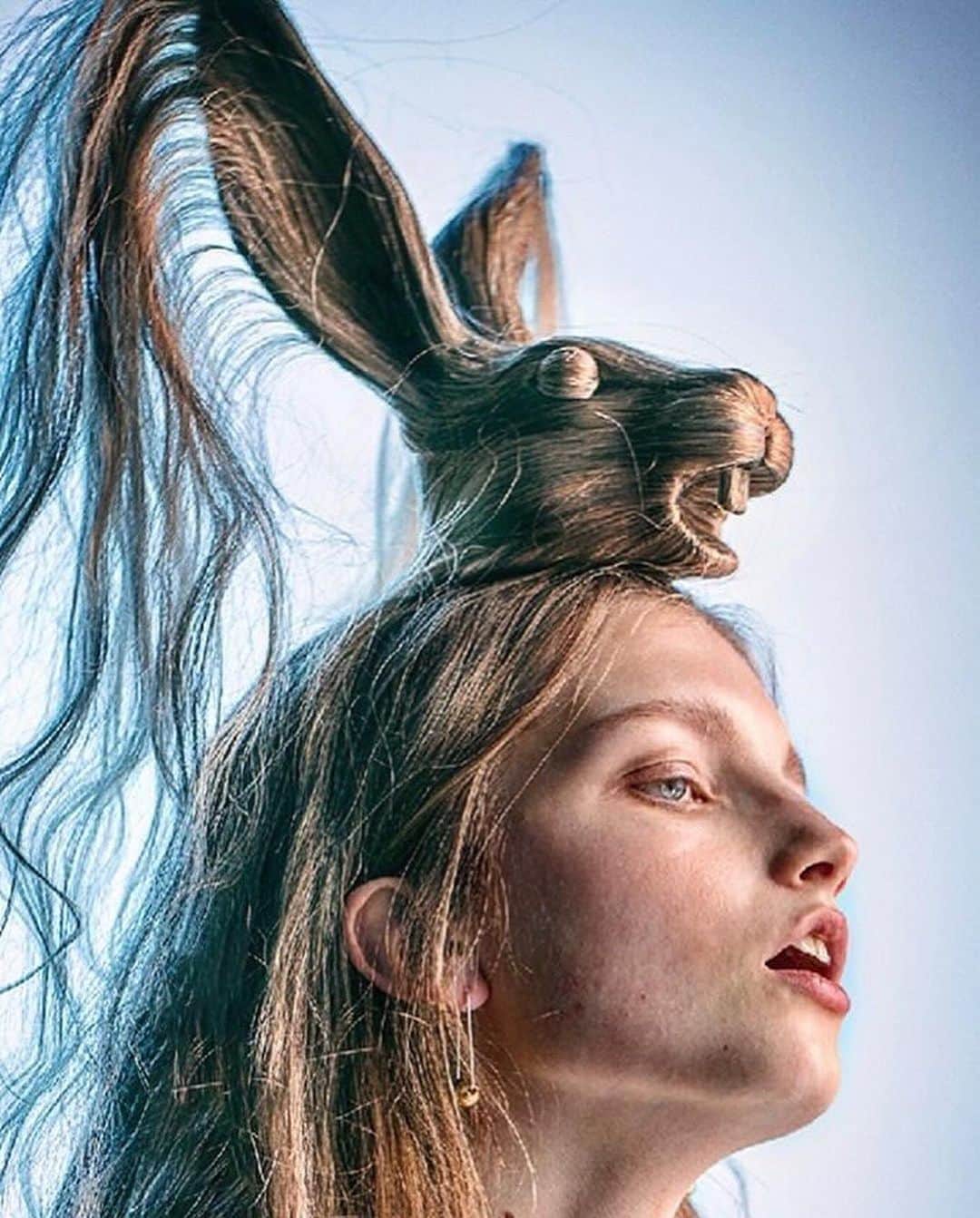 小西神士さんのインスタグラム写真 - (小西神士Instagram)「Hair & Makeup by @shonji_konishi Photography by takashi chishiki . . . #hairsculpture #haircreation #rabbit #hairart #hairmagazine #hairblog @lejournalmagazine @hair_slayerz @esteticarussia」9月7日 14時15分 - shinji_konishi