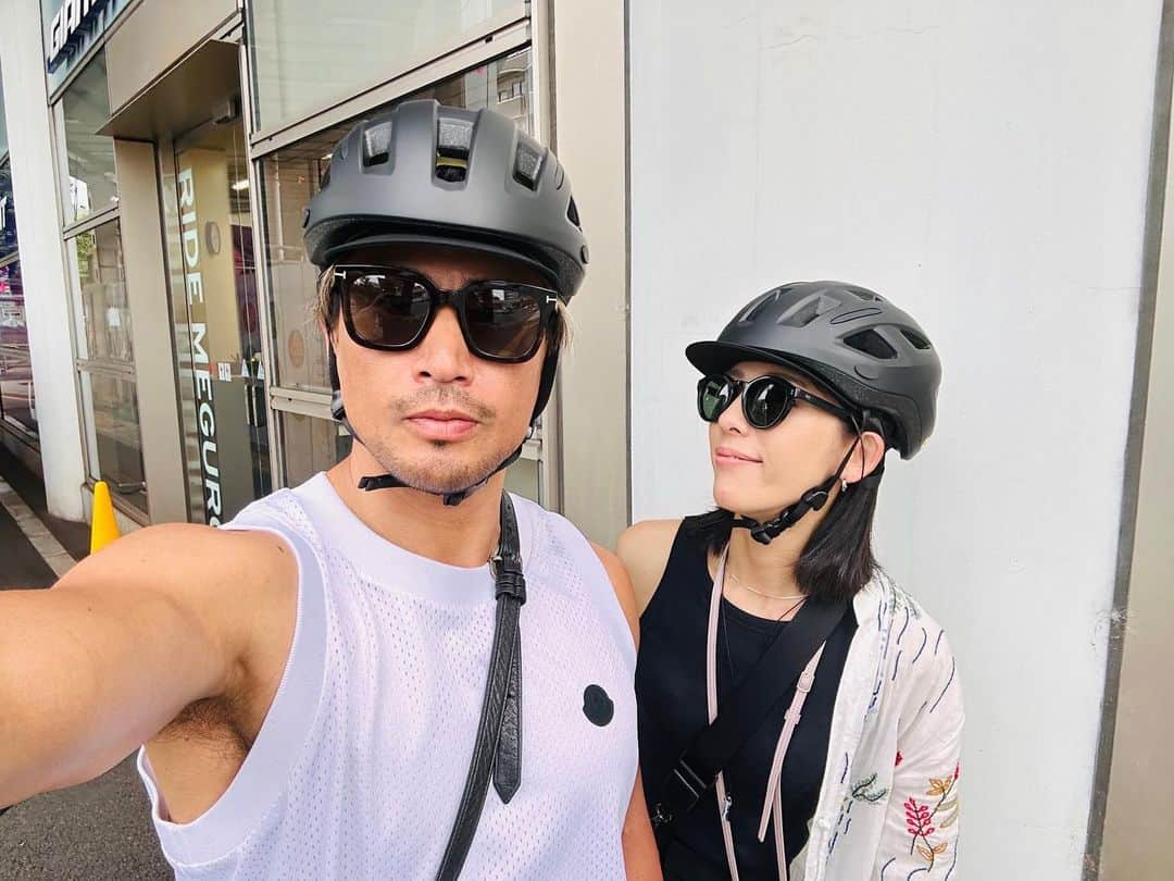 魔裟斗さんのインスタグラム写真 - (魔裟斗Instagram)「自転車用ヘルメットを買いに！ #魔裟斗」9月7日 16時28分 - masato.official