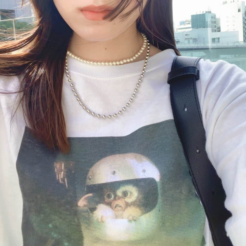 のインスタグラム：「⁡ ⁡ この夏の相棒だったTシャツはこちら。 ⁡ ⁡」