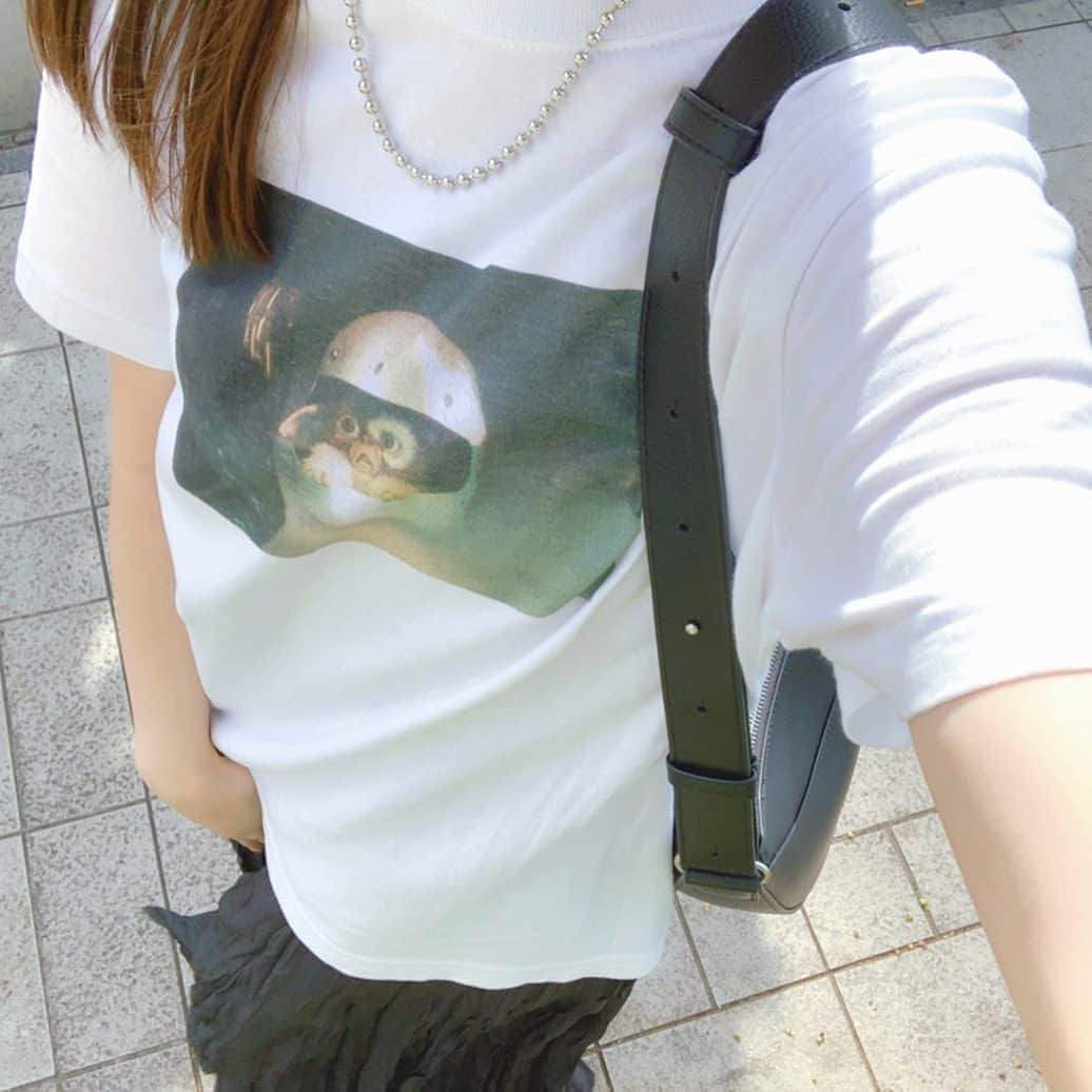小山内花凜さんのインスタグラム写真 - (小山内花凜Instagram)「⁡ ⁡ この夏の相棒だったTシャツはこちら。 ⁡ ⁡」9月7日 18時07分 - karin_osanai