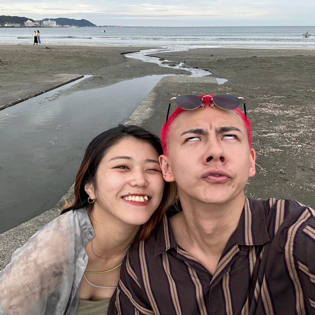 よしかわなみさんのインスタグラム写真 - (よしかわなみInstagram)「ＫＡＭＡＫＵＲＡ^_^ サイクリング楽しかった🚴‍♀️ アイス美味しかった🍨しかもヴィーガンなの嬉しya  ありがとまと🍅」9月7日 19時08分 - _chocoichi56_