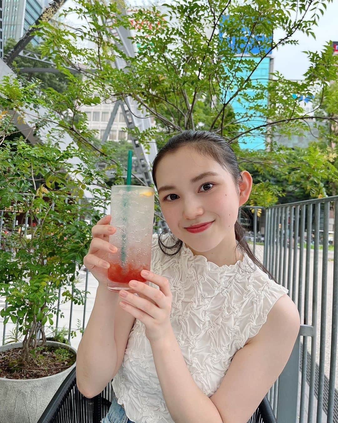 山崎カノンのインスタグラム：「下書きに眠ってた🍹」