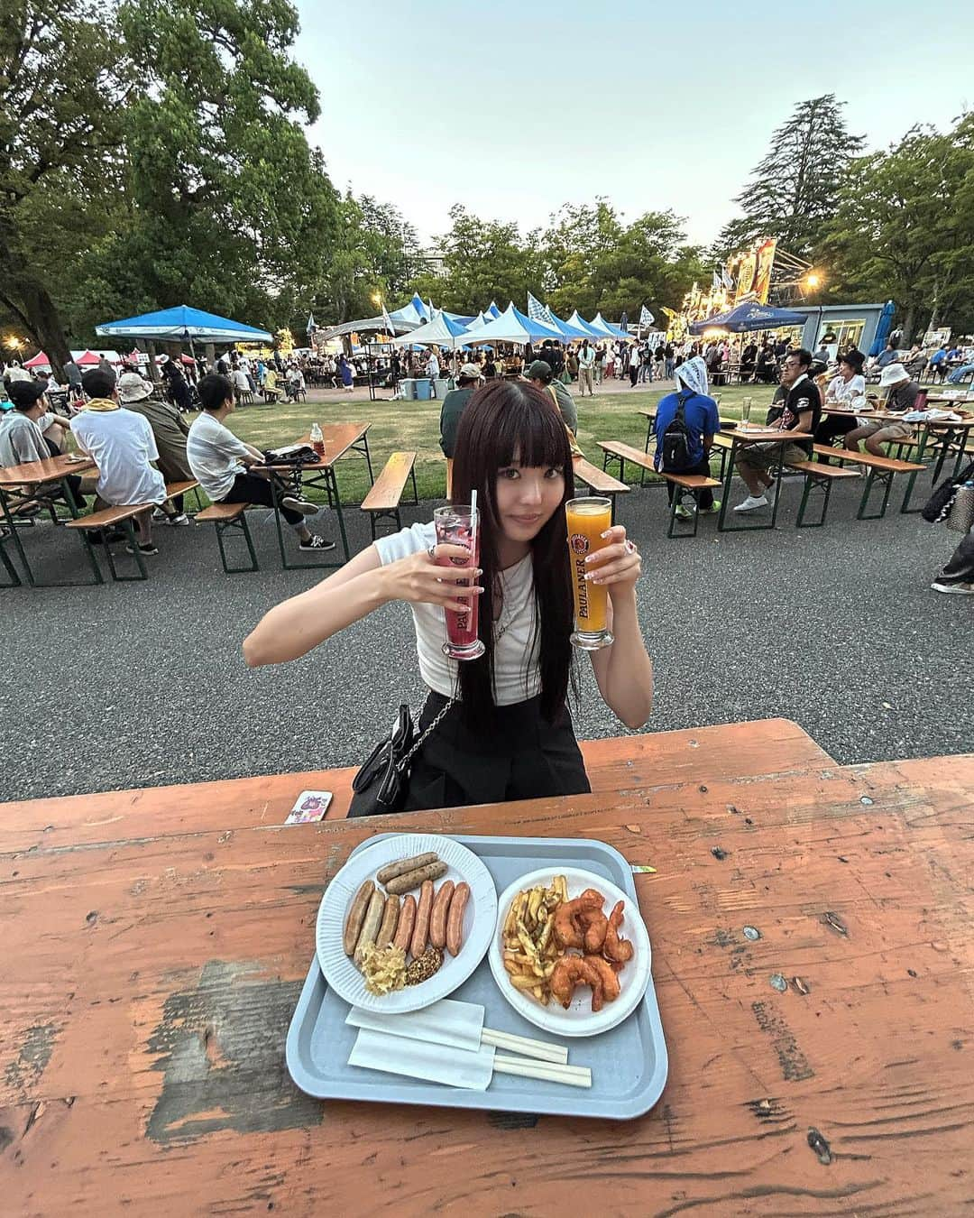 きりざきまいさんのインスタグラム写真 - (きりざきまいInstagram)「今年ちゃんと花火見てないのに夏終わるやん💧🥲」9月7日 19時18分 - imo_stagram10