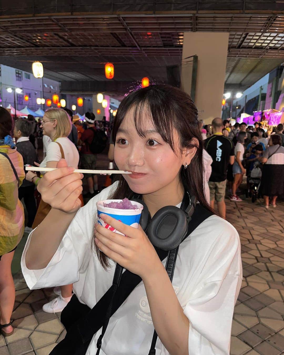 UNAのインスタグラム：「今年初お祭りにテンション上がって服装が少年になりました🍻🏮  #錦糸町」