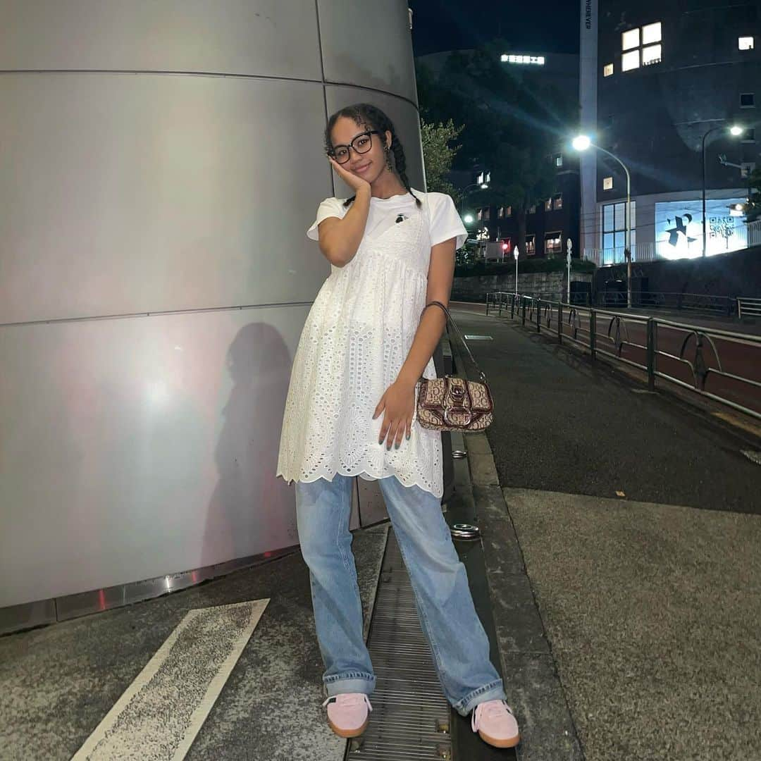 miyouさんのインスタグラム写真 - (miyouInstagram)「🩰‎🤍‪ꔛ‬   #miyouのおようふく」9月7日 19時40分 - lgm_miyou_official