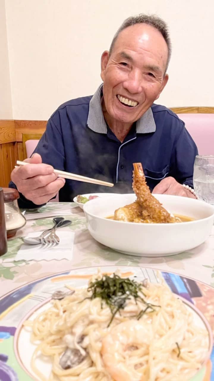 尾崎ななみのインスタグラム：「📺マツコの知らない世界 でも紹介された洋食屋さん🍛三重県志摩市にある、プティレストラン宮本。  こちらの特製カレーが大好き😘少し甘めだよ。たらこクリームパスタも濃厚で絶品なのだ！ 海老のクリームスープも◎」