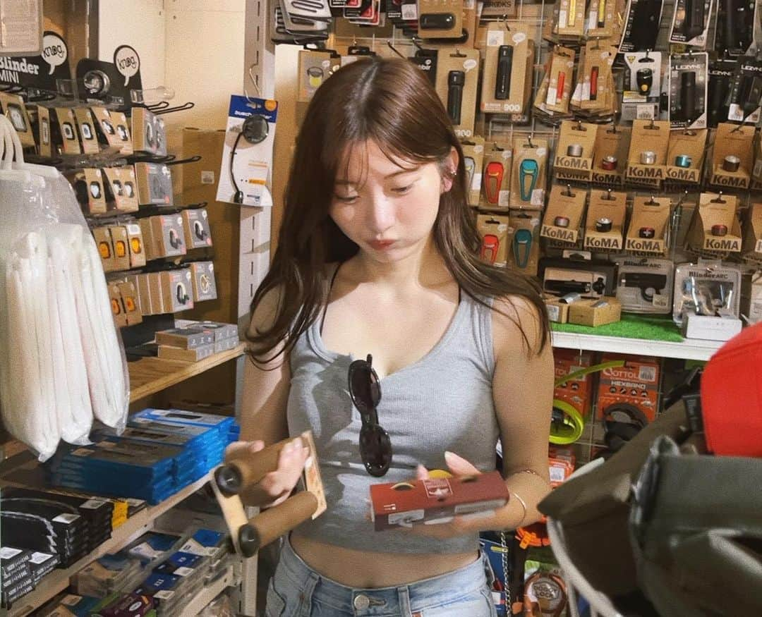 りこさんのインスタグラム写真 - (りこInstagram)「BLUE LUG♥️  ジェシー(MATE)可愛くしてあげよ🚲」9月7日 21時58分 - h_rico16