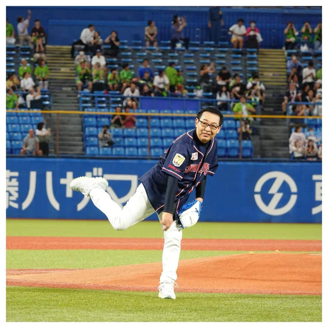 さだまさしさんのインスタグラム写真 - (さだまさしInstagram)「始球式⚾️ 始球式スペシャル動画はノーカットで Ｍass@Ｍaniaのミタが、、、👀 . #東京ヤクルトスワローズ  #始球式 #さだまさし #sadamasashi #明治神宮野球場」9月7日 22時39分 - sada_masashi