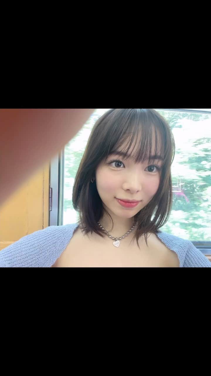 大友樹乃のインスタグラム：「動画たのしい~~！ 初めてリールさわってみた 🩵🌏✈️」