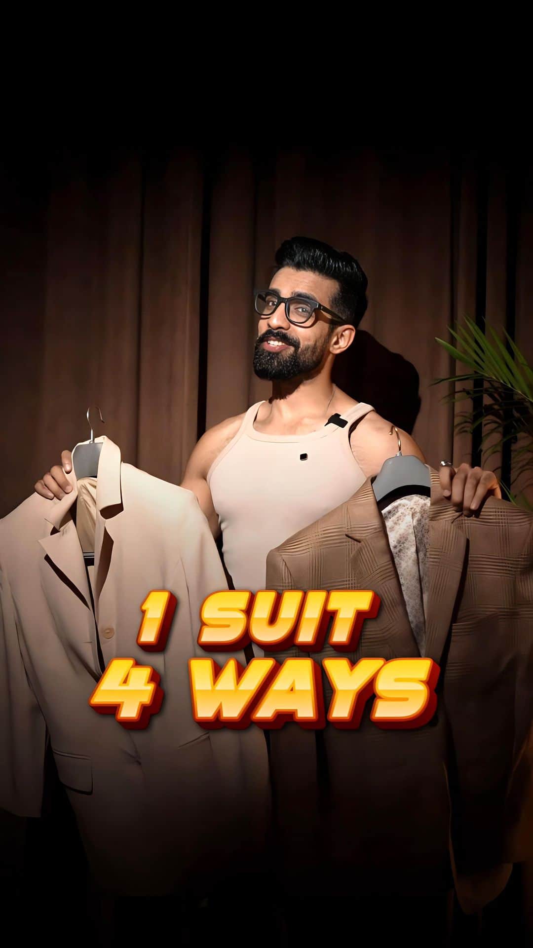 Karron S Dhinggraのインスタグラム：「1 Suit👔 EVERYWHERE🔥 Save & Share this video so you can rock 1 Suit everywhere📱 . . . #TheFormalEdit #Suit」