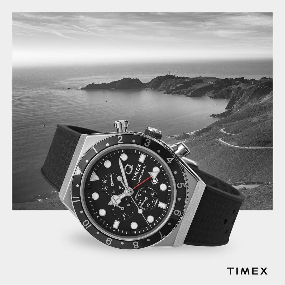 タイメックスさんのインスタグラム写真 - (タイメックスInstagram)「An old classic with a modern twist.   Our Q Timex 3-Time Zone Chronograph resembles our original dive-inspired Q, with modern updates that breathe new life into this familiar timepiece.   Shop now at timex.com.  #timex #watchfam #watchlovers #chronograph #chronographwatch」9月7日 23時06分 - timex