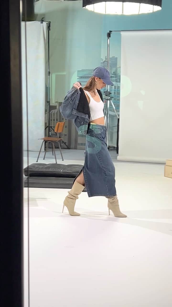トップショップのインスタグラム：「Because double denim is hot.  Heritage favourites and the latest trending shapes are available on ASOS.com now.」