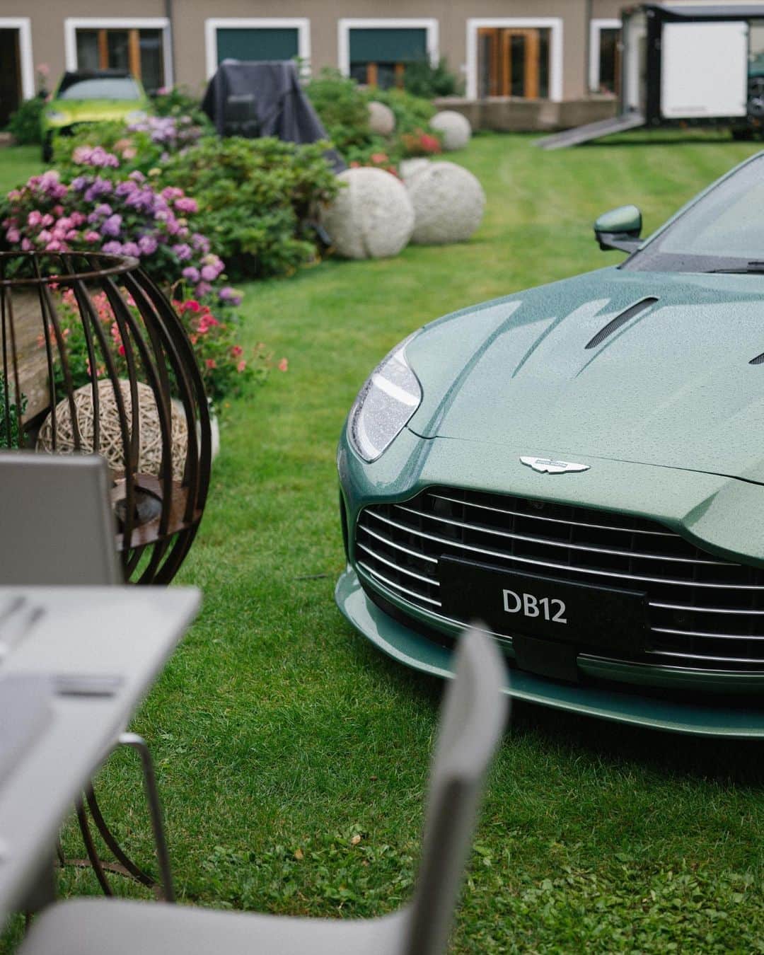 アストンマーチンのインスタグラム：「More than a marque.  An exclusive visit to Kitzbühel Country Club in the Alps.  #AstonMartin #INTENSITYDRIVEN」