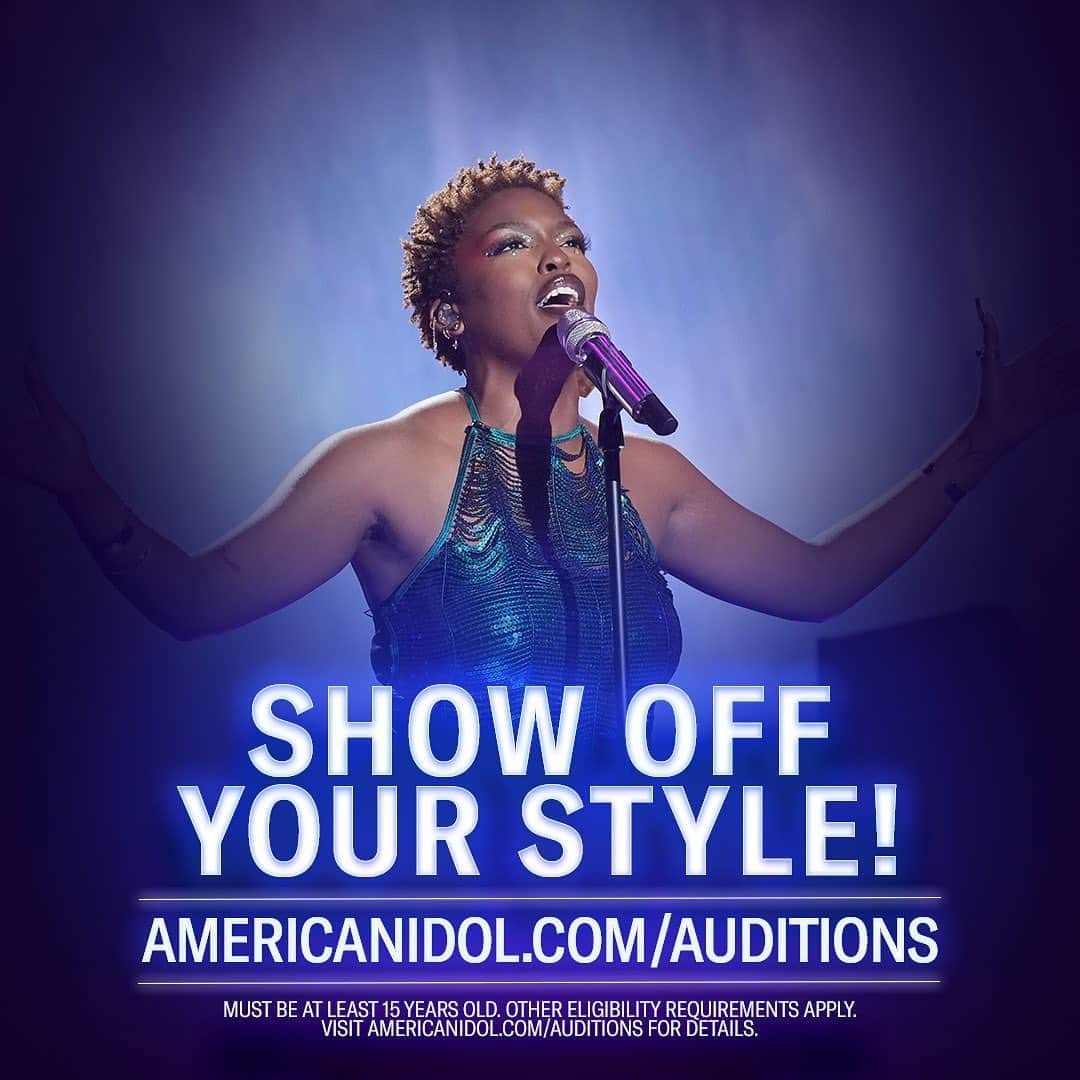 American Idolのインスタグラム：「Be a singer AND a stylist! 🎶✨ Sign up now for our Pop, R&B & Soul Open Call TOMORROW — or pick any other date on the list!」