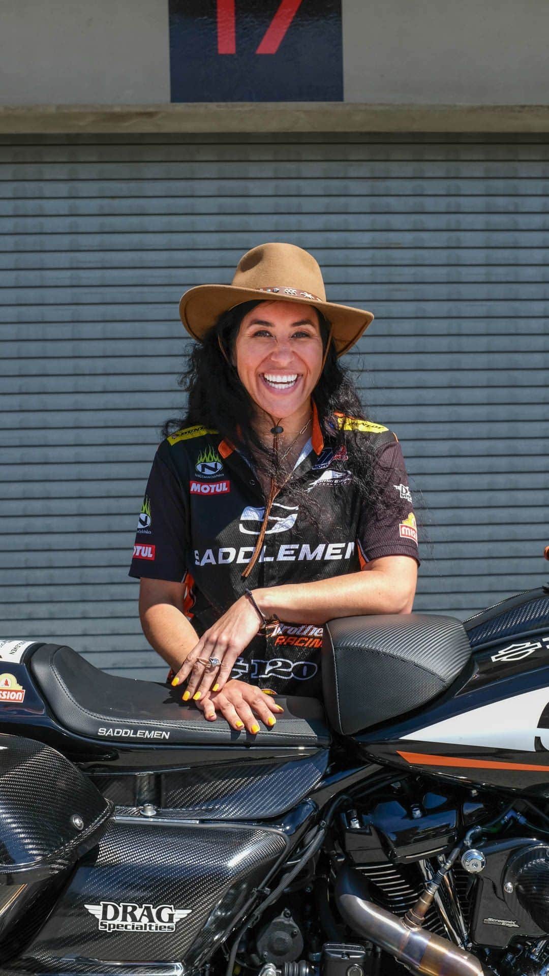 Harley-Davidsonのインスタグラム：「This episode of My Garage brings us to Laguna Seca Raceway in Monterey, CA where we rendezvous with @lady_racer926. Patricia is a professional motorcycle racer who competes in both the Mission King of the Baggers and Super Hooligan classes. But she didn’t end up there by accident - it took years of pouring everything she had into racing. ​  Watch the full video on the @prismsupply_ YouTube channel now.​  @harleydavidson @hdpanamerica #HarleyDavidson #PrismSupply #MyGarage #HarleyPartner #PanAmerica #MotoAmerica #Kingofthebaggers​」