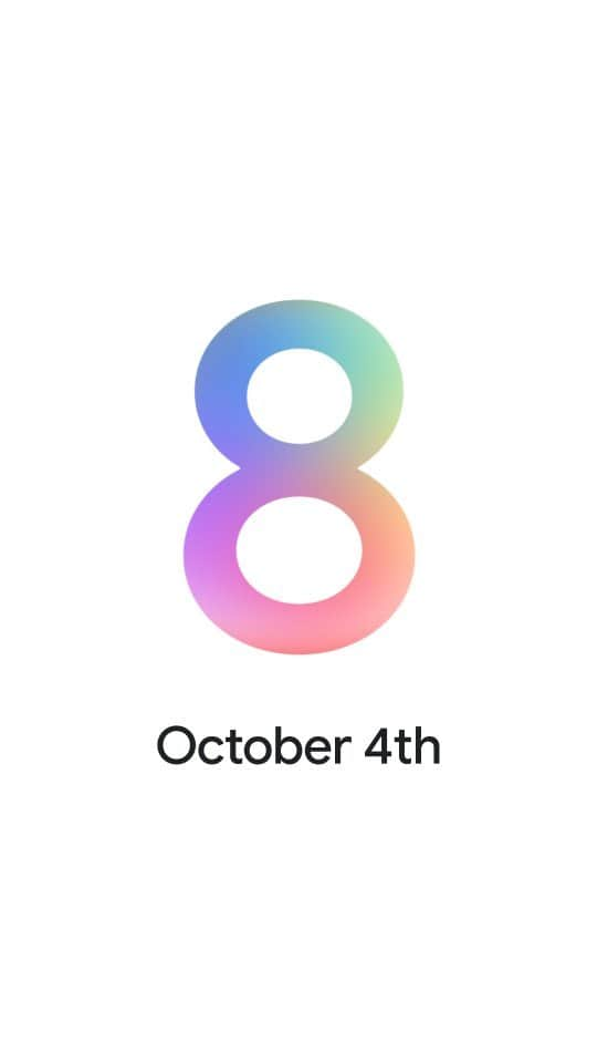 Androidのインスタグラム：「Gr8 things are coming.  Tune in to #MadeByGoogle on October 4th at 10am ET and sign up for updates at GoogleStore.com」