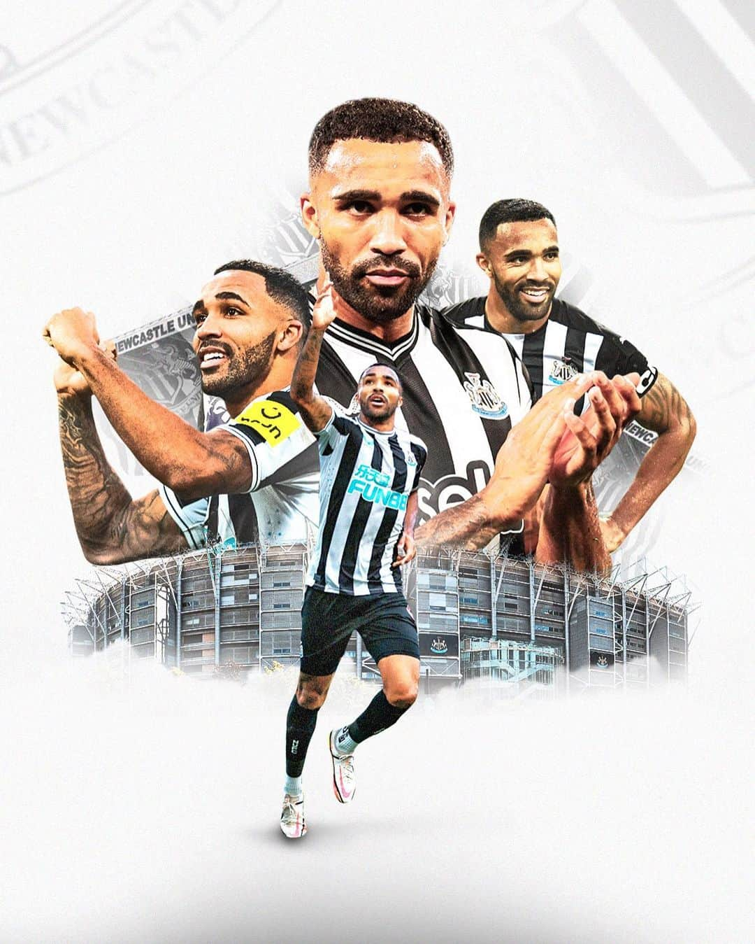 カラム・ウィルソンのインスタグラム：「Three very special years & we’ve still got so much more to come 🖤🤍 Thank you, @nufc for making me feel so at home! Bring on those Champions League nights 🙌🏽🔥」