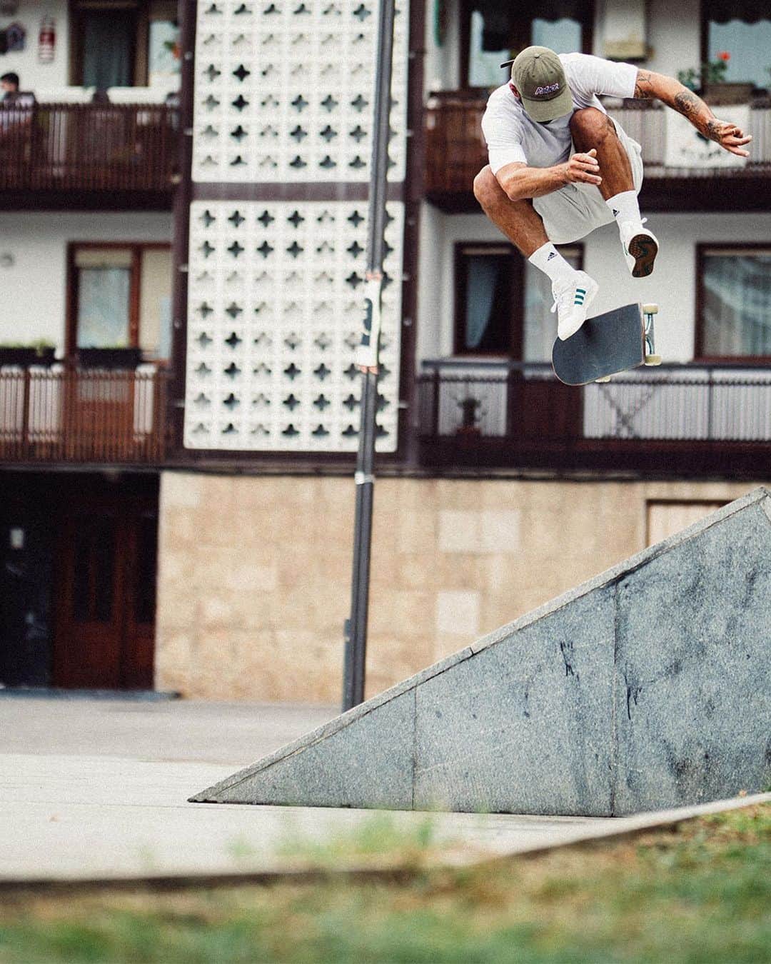 adidas Skateboardingのインスタグラム：「/// The Puig Indoor, when a more casual, paired-down shoe is needed. Featuring Lucas' preferred one-piece toe construction sitting on a vulc sole unit for improved grip and feel.  Available now in select skate shops and online at adidas.com skateboarding  📸 @legallout  #adidasSkateboarding #PUIG」