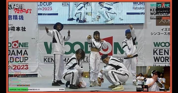 ZOOMADANKEのインスタグラム：「Kendama World Cup in Hatsukaichi2023. Opening Kendama Performance. ZOOMADANKE×01HEADS.  @yasu_hc @yuaaa31 @jbald_9312 @zoomadanke_iji  thanx to @kendama_worldcup @sweetskendamas @gloken_dama @01heads」