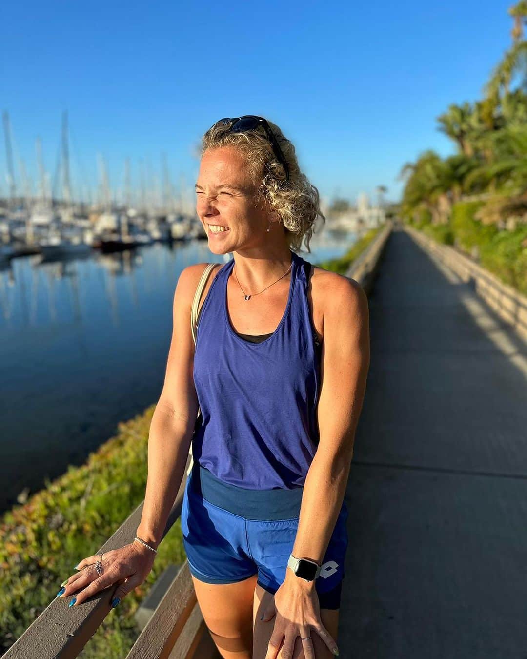 カテリナ・シニアコバのインスタグラム：「Great running time in San Diego ☀️」