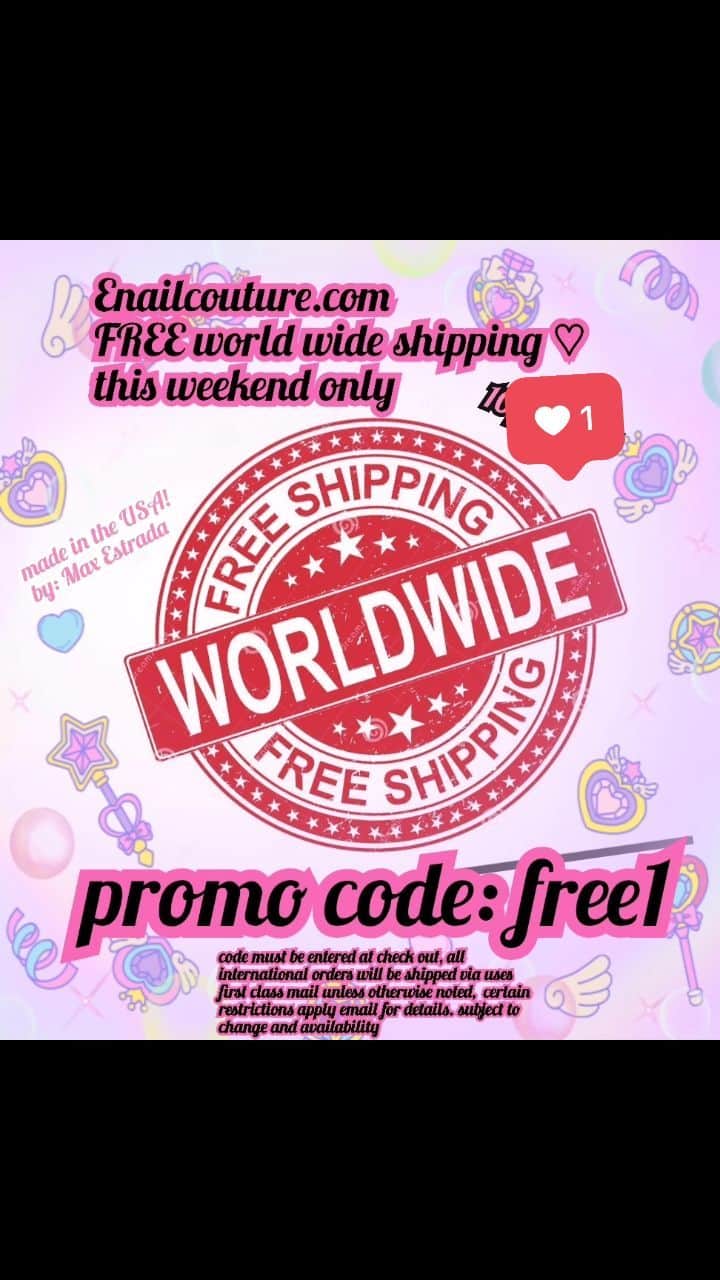 Max Estradaのインスタグラム：「Enailcouture.com FREE world wide shipping,  promo code free1, Enailcouture.com new 123go bubble gum gel,  solid glue gel♡ vegan and Hypoallergenic.  Made in America 🇺🇸The moment so many have been waiting for is finally here! Enailcouture.com 123go maximum square is the longest flat boxy square pre made full coverage gel nail in the game. We also dropped xs sculpture square and magical ice hologram stickers☆Enailcouture.com 123go 5XL Coffin nails are the longest full coverage pre made gel nails in the world. They are EVERYTHING, made in America.Enailcouture.com new product drop ♡!~ 123go diy gel and our new charm nail stickers 😍Enailcouture.com made in American ♡!~Enailcouture.com 123go pre made gel nails are the game changer !~ perfect nails every time with no smells or dust!~ long lasting and easy removal , made in America! Enailcouture.com  #ネイル #nailpolish #nailswag #nailaddict #nailfashion #nailartheaven #nails2inspire #nailsofinstagram #instanails #naillife #nailporn #gelnails #gelpolish #stilettonails #nailaddict #nail #💅🏻 #nailtech#nailsonfleek #nailartwow #네일아트 #nails #nailart #notd #makeup #젤네일  #glamnails #nailcolor  #nailsalon #nailsdid #nailsoftheday Enailcouture.com」