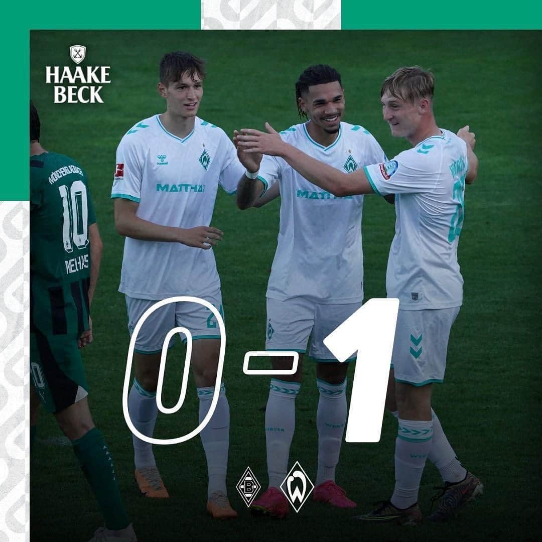 ヴェルダー・ブレーメンさんのインスタグラム写真 - (ヴェルダー・ブレーメンInstagram)「Wir gewinnen das Testspiel gegen die @borussia dank des späten Tores von @njinmahjr 🔝  ____ #svw #werder #bremen #llgw #bmgsvw #sieg #njinmah」9月8日 2時31分 - werderbremen