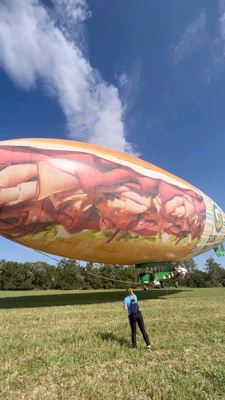 Official Subwayのインスタグラム：「The sky’s the limit for our new Deli Hero the Beast. #BlimpWatch2023」