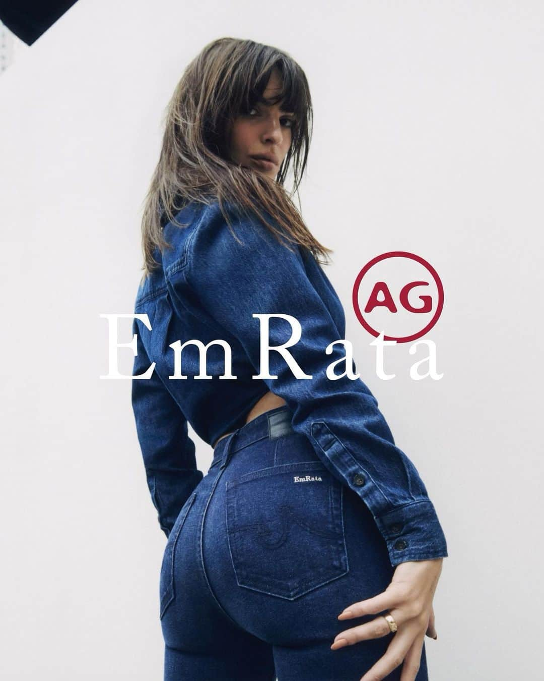 エミリー・ラタコウスキーのインスタグラム：「introducing emrata x @agjeans ! i loved designing these pieces and am so excited to see you all wearing them & taking them from day to night. many thanks to the ag team 🫶#emrataxag」