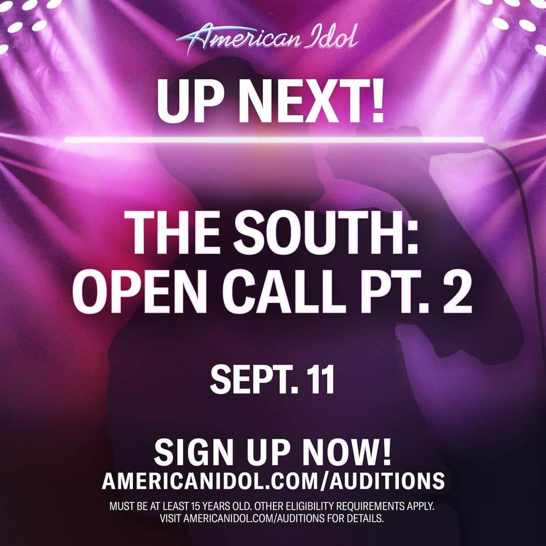 American Idolさんのインスタグラム写真 - (American IdolInstagram)「Get in the groove 🎶 and let that talent POP! 🎤✨ Signing up to audition for IDOL from home is so easy... easy like Friday morning. 😉   Monday’s Open Call in the South is up next! Sign up for any of our FINAL 6️⃣ audition dates!」9月8日 22時00分 - americanidol