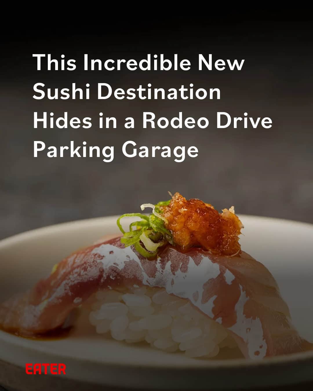Eater LAのインスタグラム：「There’s nothing better than a good, hidden sushi bar. Diners in Los Angeles can find the newest arrival from the genre in Beverly Hills, with Sushi Note Omakase (@sushinotela) opening Wednesday, September 6 in one very unexpected location. Drive down into the Rodeo Collection, a big retail complex housing luxury watch boutiques and multiple plastic surgeon offices, and stop at the parking garage’s valet stand.   The out-of-the-way space is exactly what partners Andy Paxson (Melanie) and Dave Gibbs (Sushi Note, Mirabelle) found charming about their new omakase restaurant, headed by Sushi Note’s Kiminobu Saito and operated day-to-day by his mentee Earl Aguilar. With just four counter seats and a few tables, the small restaurant adds to a storied history of hidden omakase restaurants in Beverly Hills’s Golden Triangle.  Read about the new opening written by Eater LA lead editor Matthew Kang (@mattatouille).  📸: @wonhophoto」