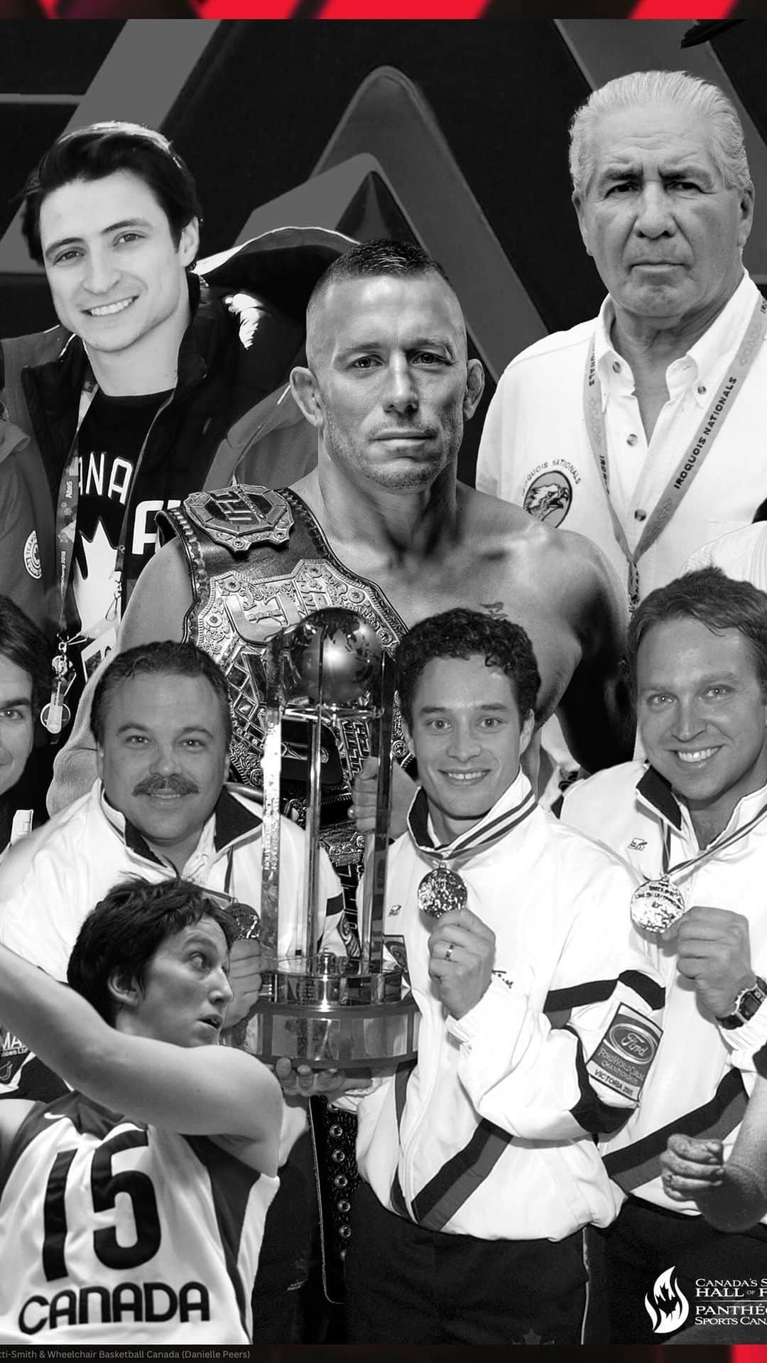 ジョルジュ・サンピエールのインスタグラム：「I’m honoured to be part of the Class of 2023 for the @OrderOfSport Award and inducted into @cansportshall! It’s truly humbling to be recognized among such amazing athletes who have made significant contributions to Canadian sports. Congratulations to all the other nominees who were part of this exceptional class. Let’s continue inspiring and uplifting future generations of Canadian athletes. 🇨🇦🏅」