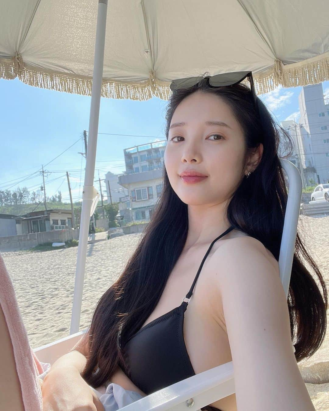 チェギョンさんのインスタグラム写真 - (チェギョンInstagram)「🌊🐬🐚👙🏖️🩵」9月8日 15時06分 - yunvely_0824