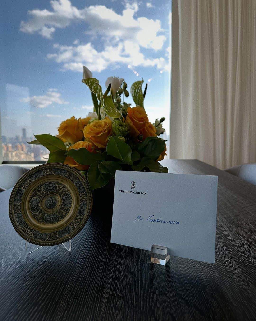 マルケタ・ボンドロウソバさんのインスタグラム写真 - (マルケタ・ボンドロウソバInstagram)「Thank you 🤟🏻🤍 @ritzcarltonnewyorknomad for making my NYC stay in your Residences so special these last few weeks. It was amazing✨🍀#RCMemories」9月8日 7時09分 - marketavondrousova