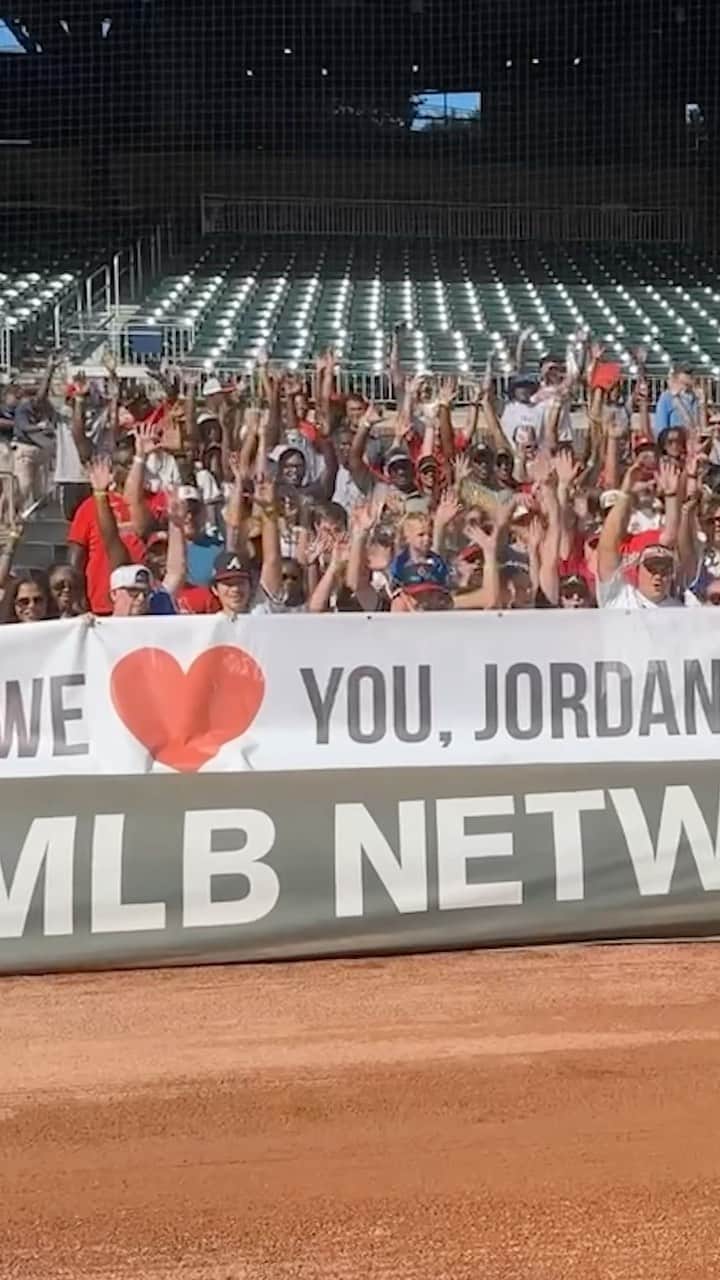 セントルイス・カージナルスのインスタグラム：「Jordan Walker used to beg his family to drive to ATL to watch the Braves. Today, Jordan invited those same family members to watch him play against the Braves! ❤️」
