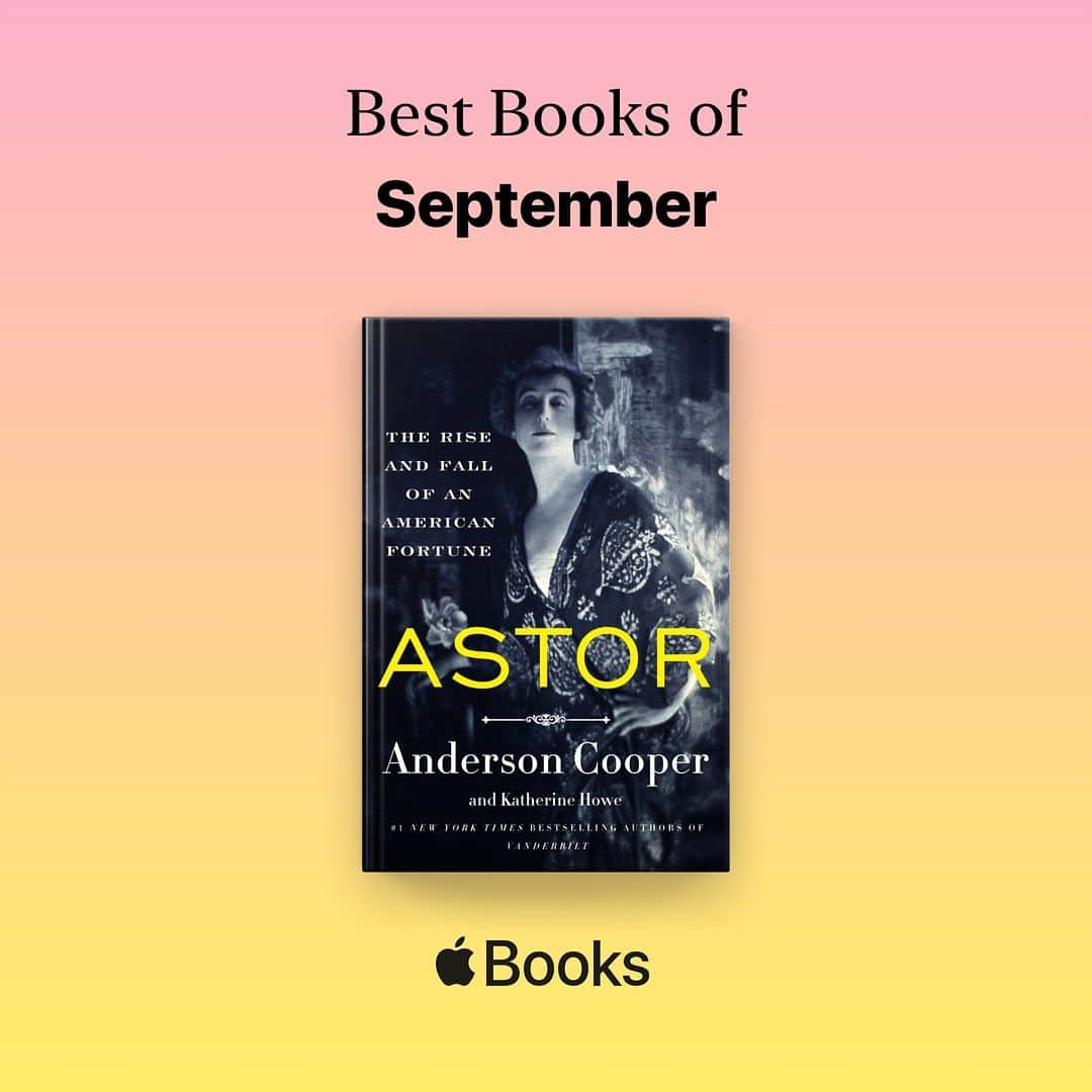 アンダーソン・クーパーのインスタグラム：「Lovely review by @applebooks of ASTOR my new book with @katherineHowe: “Explore the extravagance and ruthlessness of the family whose name once personified class in America. Anderson Cooper and Katherine Howe’s brilliant biography charts how penniless immigrant John Jacob Astor’s ambition made him America’s richest man and how his wealth established his family’s influence not only during the Gilded Age but for generations afterward. We really enjoyed reading about these larger-than-life characters and their petty rivalries and getting into the unflattering nitty-gritty of how the Astors made their millions. Detailed, clear-eyed, and often wryly funny, this tale of success and excess is a great read.”」