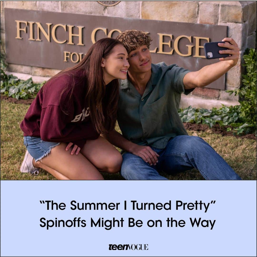 Teen Vogueのインスタグラム：「Jenny Han, we are eternally grateful for you 😭❤️ Find out everyting we know at the #linkinbio  (📸: Erika Doss/Prime Video)」
