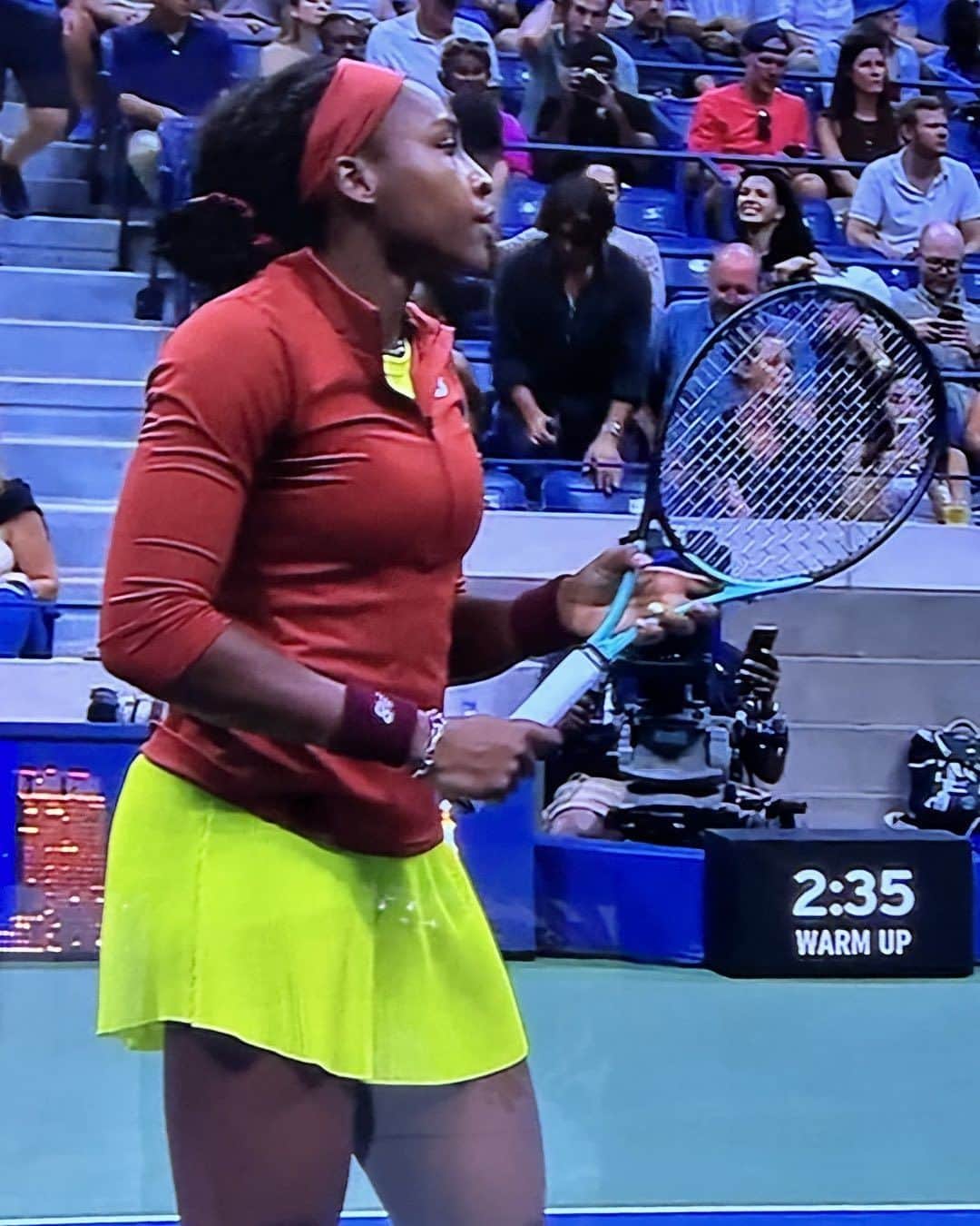 ロージー・オドネルのインスタグラム：「right now #USOPEN @COCOGAUFF」