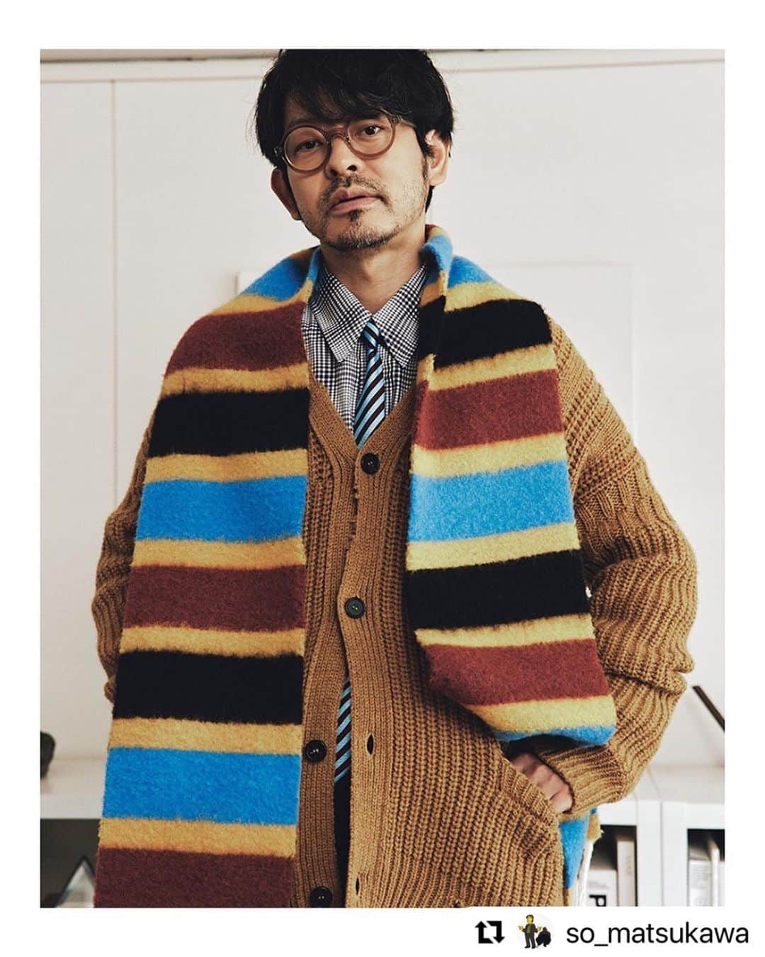 山中崇のインスタグラム：「ディヴィッド・ホックニーに学ぶ「豊かな色彩」 『UOMO』10月号 #Repost @so_matsukawa with @use.repost ・・・ #davidhockney」