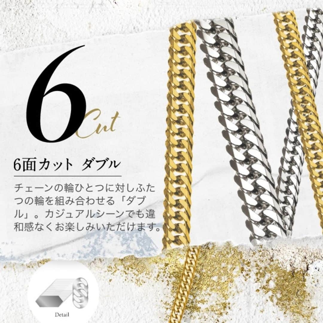 GINZA TANAKA 公式さんのインスタグラム写真 - (GINZA TANAKA 公式Instagram)「・ 【キヘイジュエリー】  キヘイジュエリー 「2面カット シングル」さりげなくてシンプル 「6面カット ダブル」ちょっときらきら存在感あり 「12面カット トリプル」圧倒的な存在感とメタル感 あなたはどのカットが好きですか？ それぞれの良さを感じてみてください。  #GINZATANAKA #ginzatanaka #ギンザタナカ #田中貴金属 #田中貴金属ジュエリー #喜平 #喜平ネックレス #キヘイ #喜平ジュエリー #K18 #イエローゴールド #ゴールド #jewelry #ジュエリー #ゴールドジュエリー #プラチナ #プラチナジュエリー #platinumjewelry #ネックレス #ブレスレット」9月8日 11時00分 - ginzatanaka_jp