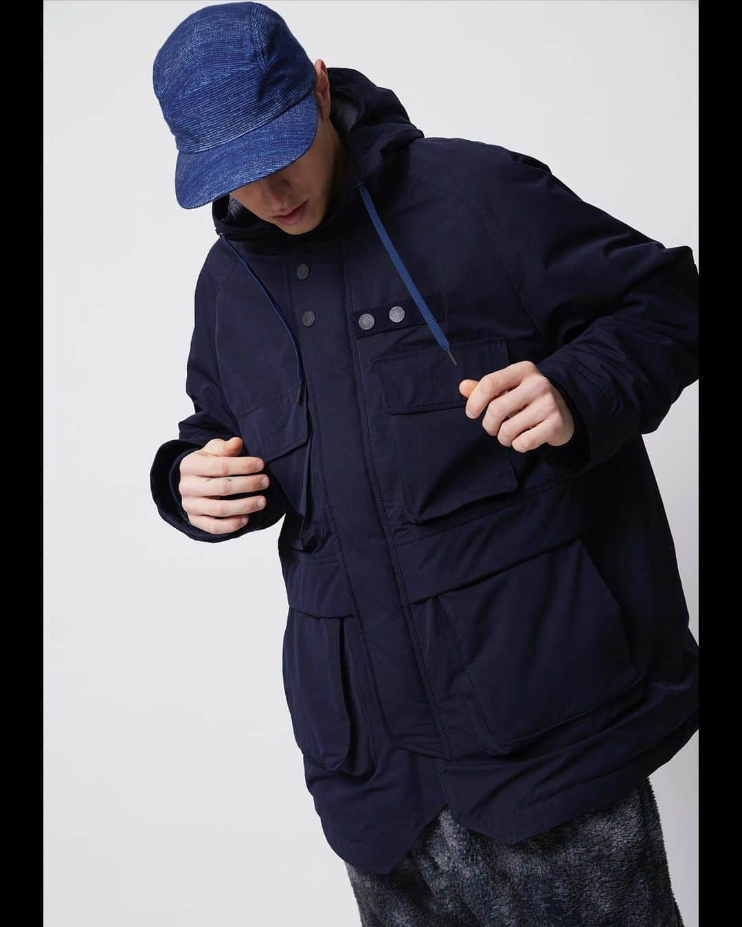 ホワイトマウンテニアリングのインスタグラム：「_ White Mountaineering®︎ 23AW Collection  WM2373204 WINDSTOPPER PRIMALOFT LAGRAN PARKA  #whitemountaineering  #windstopper #primaloft #lagranparka」