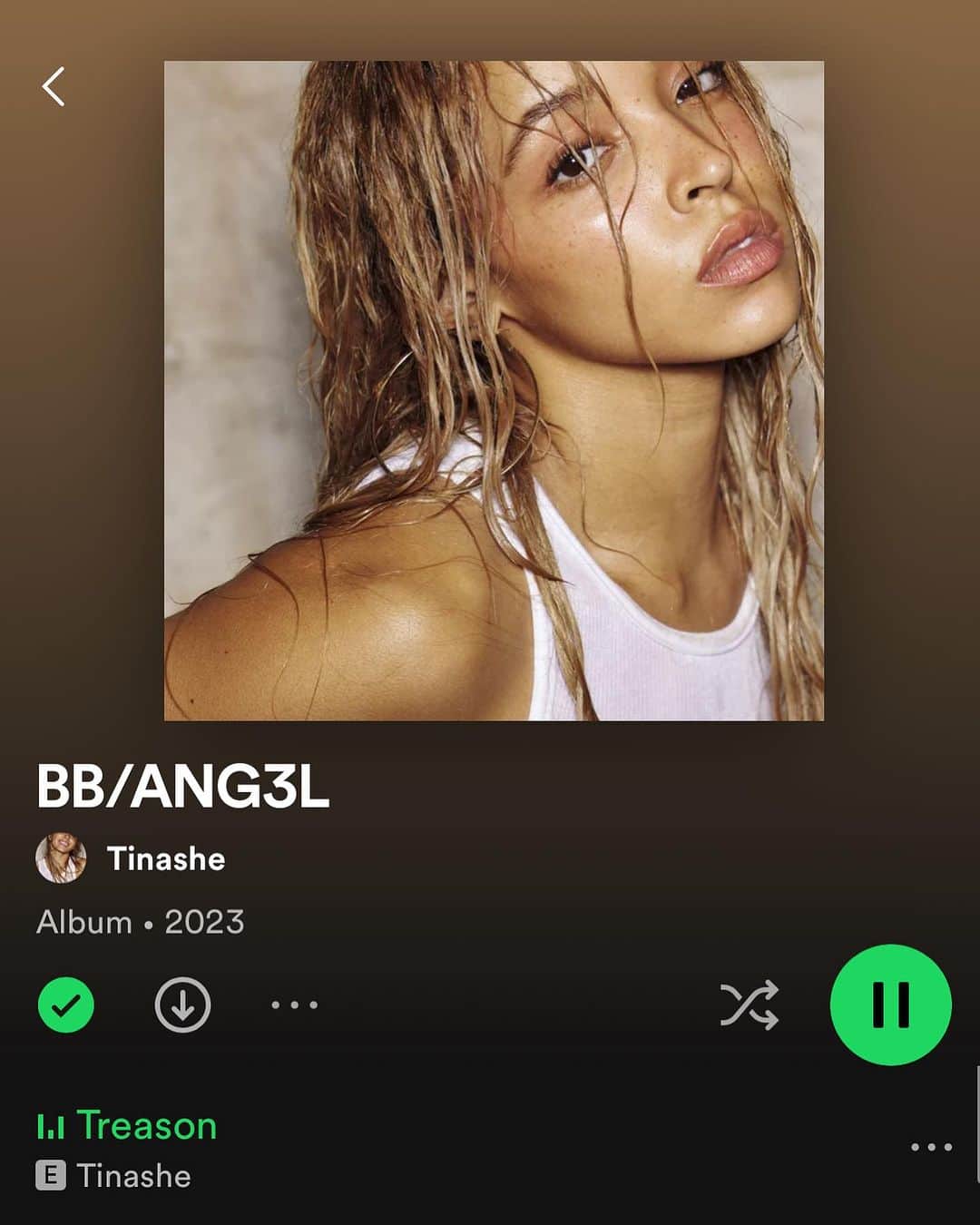 ティナーシェのインスタグラム：「BB/ANG3L OUT NOW🔥」
