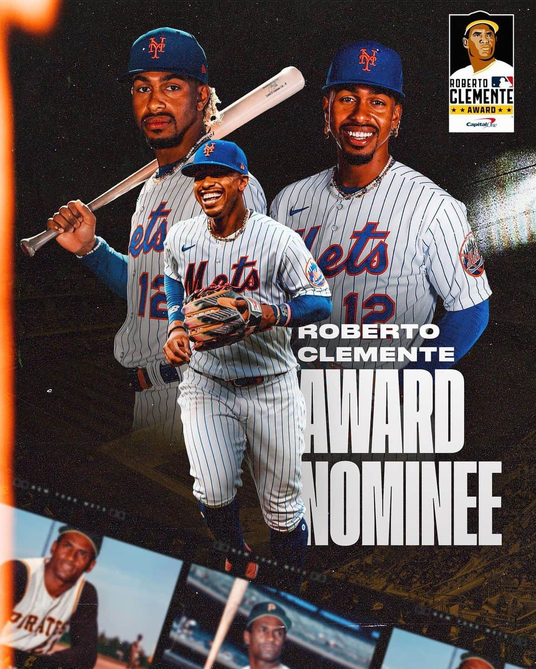 ニューヨーク・メッツさんのインスタグラム写真 - (ニューヨーク・メッツInstagram)「@Lindor12bc has been named our 2023 Roberto Clemente Award nominee! 👏」9月9日 0時15分 - mets