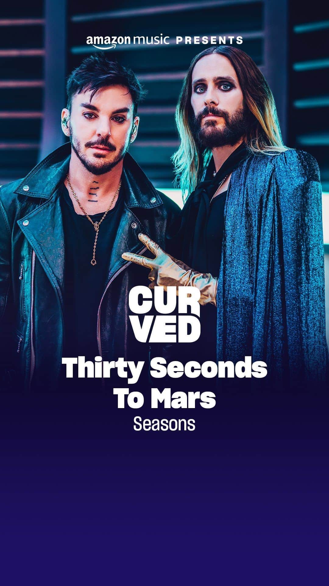 ジャレッド・レトのインスタグラム：「Check out our performance of “Seasons” for @amazonmusicuk’s #CURVED session 🕺🏻🕺🏻  Album drops in just ONE WEEK!!!!!! 🥳🥳🥳」