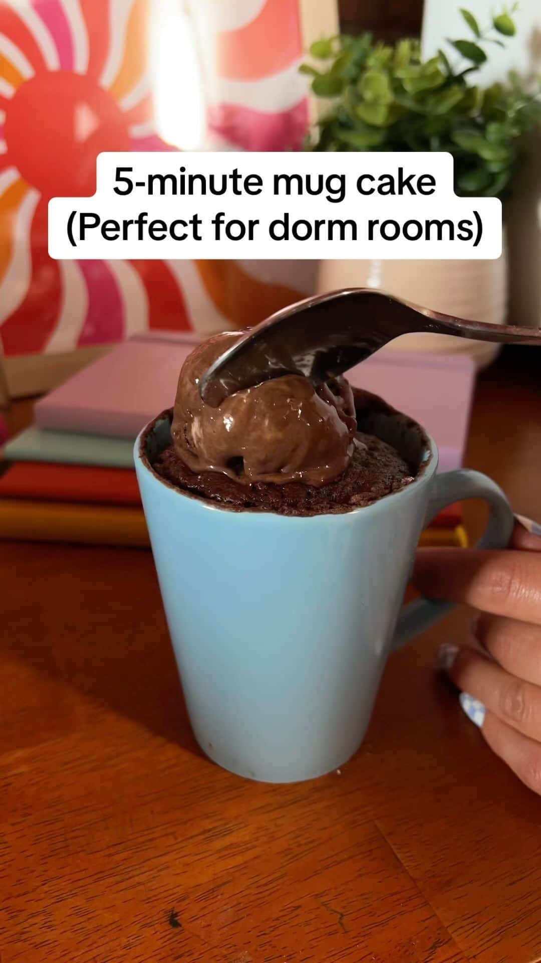 Ben & Jerry'sのインスタグラム：「Five minutes. One microwave. Done. #benandjerrys #mugcake #microwavecake #easydessert」