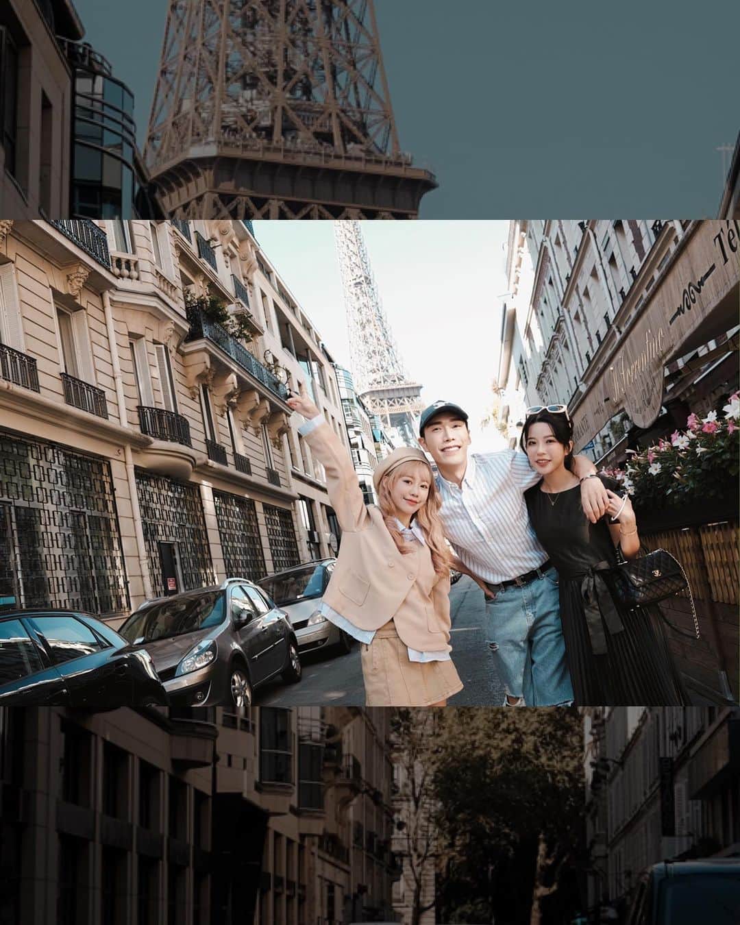 紀卜心さんのインスタグラム写真 - (紀卜心Instagram)「一早去巷弄看巴黎鐵塔 這個位置可以拍到整支🗼 📍 Rue de l'Université  📷我們麗絲是可教之才 上過小卜攝影課之後大幅進步🤣😆🫶🏻 #paris」9月8日 16時34分 - eatzzz7