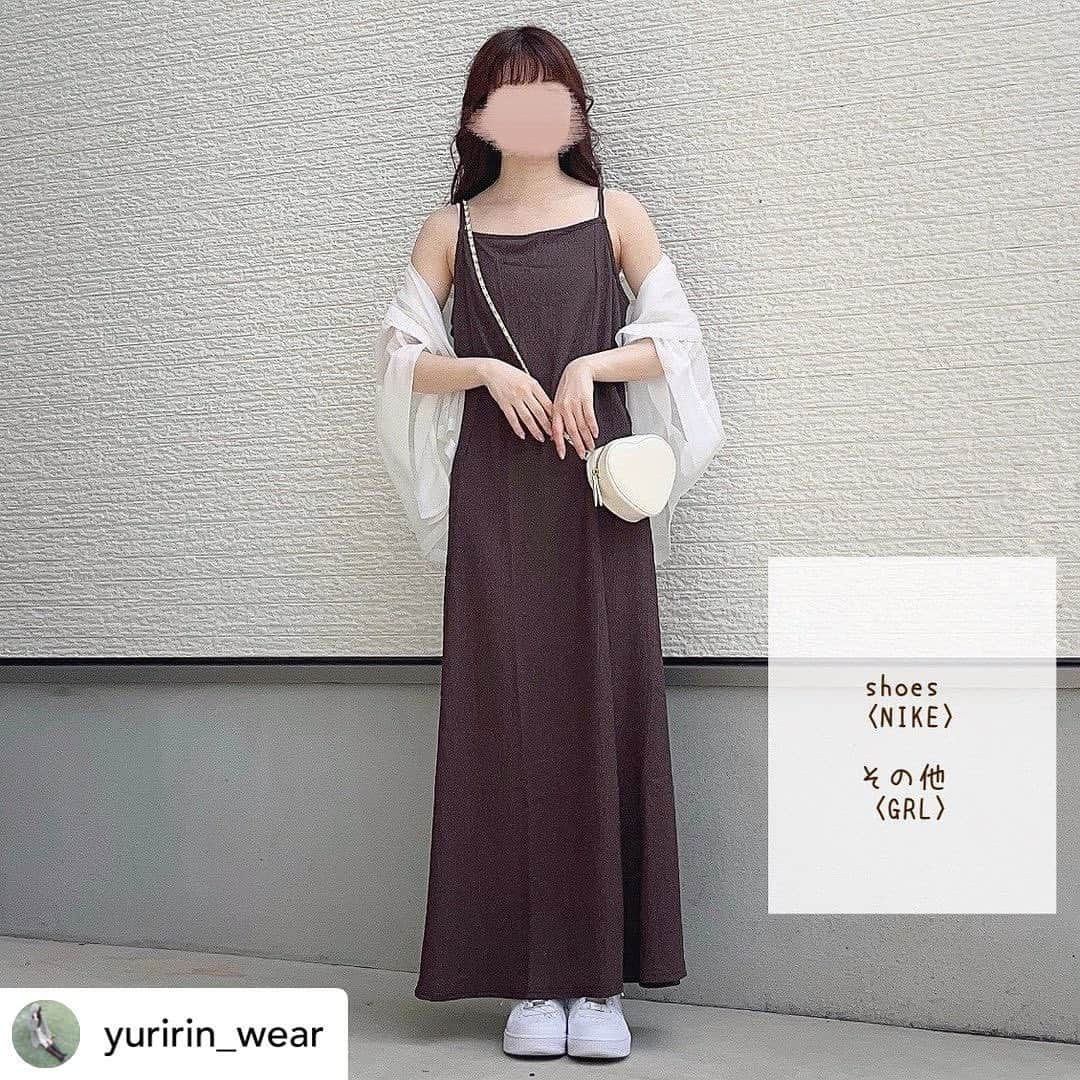 GRLさんのインスタグラム写真 - (GRLInstagram)「【👆画像をタップすると購入できるよ👆】 @yuririn_wear さん にGRL商品着用して頂いております💕 ありがとうございます✨ . @grl_official #グレイル #grl #プチプラ #ootd #fashion #プチプラコーデ #outfit #ファッション #可愛い #かわいい #コーデ #コーディネート #cute #大人カジュアル #カジュアルコーデ #GRL購入品 #グレイル購入品 #購入品 #grlコーデ #グレイルコーデ #ティアードワンピース #キャミワンピース #ニットカーディガン」9月8日 17時04分 - grl_official